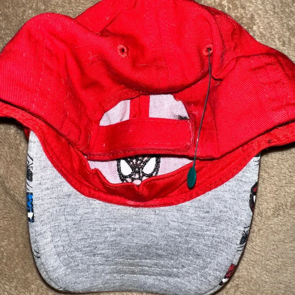 Spider-Man Marvel Comic Superhero Kids‎ Red Blue Gray Baseball Ball Cap Hat